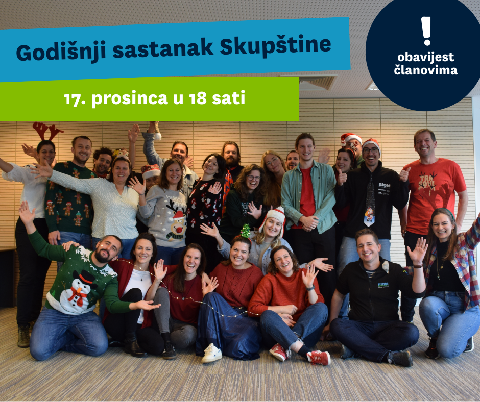 Obavijest članovima: Godišnja Skupština Udruge Biom, 17.12. 2025.